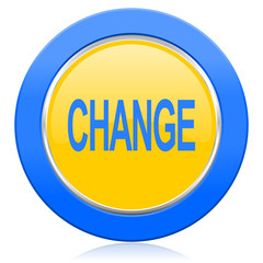 change blue yellow icon