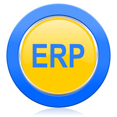 erp blue yellow icon