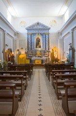 Church of St. Antonio. Pietragalla. Basilicata. Italy.