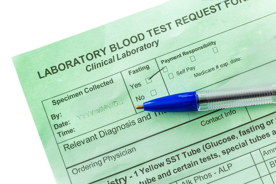 Blood Test Form