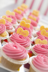 pink cupcakes