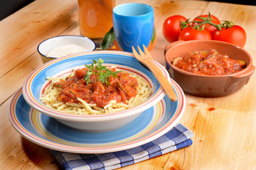 TROFIE TOMATO SAUCE WITH ZUCCHINI
