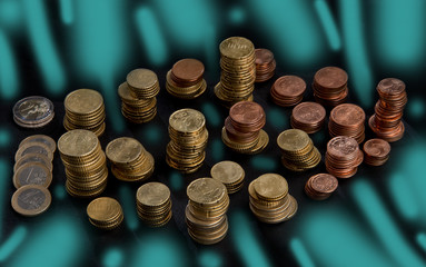gestapeltes Geld