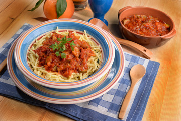 TROFIE TOMATO SAUCE WITH ZUCCHINI