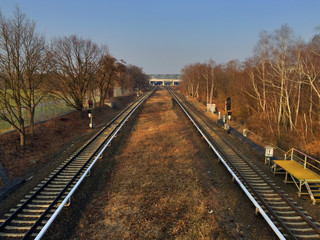 Fototapeta premium Bahngleise