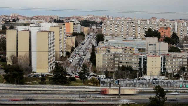 Residential Area Near the Motorway