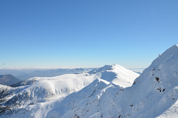 Winter Tatra Mountains in Slovakia