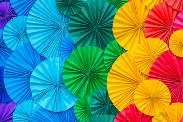 Fototapeta na wymiar Abstract rainbow Colorful Paper background