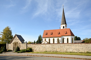 Upper Bavaria Germany: Parish Church of St George in Otterfing