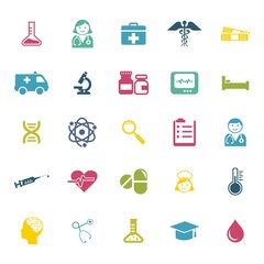 health and science icons © tatoman