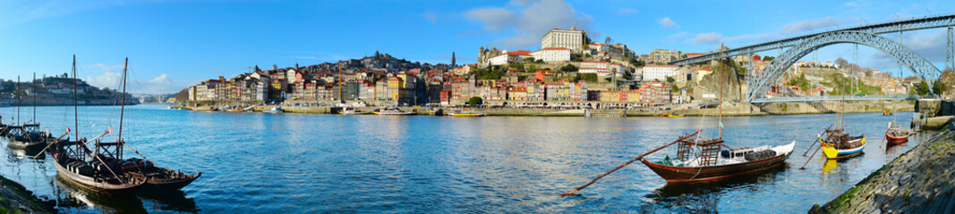 Porto panorama, Portugal - obrazy, fototapety, plakaty