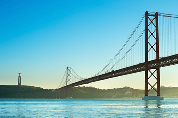 Bridge at sunset, Portugal