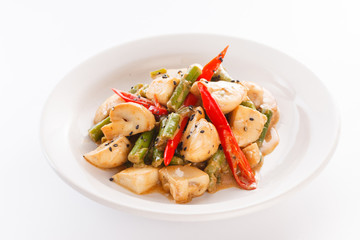 chicken with vegetables