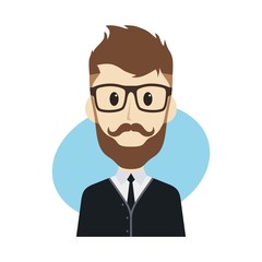 man cartoon character