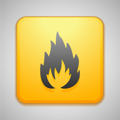 Flammable sign