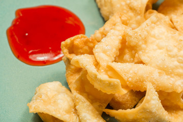 Fried Wontons Sweet and Sour 2
