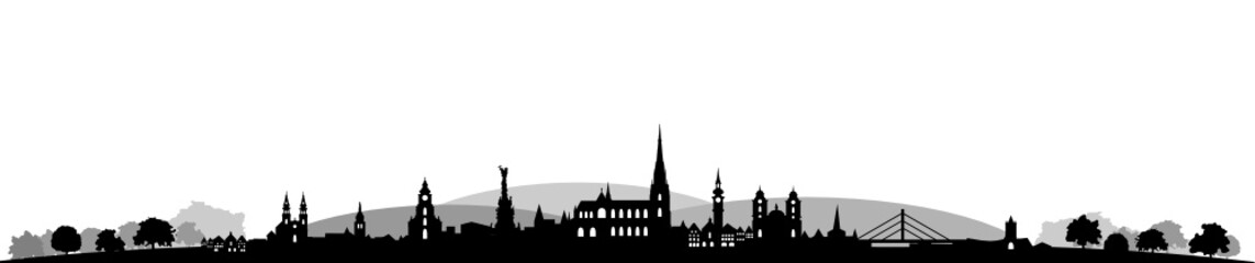 Fototapeta premium Skyline Linz