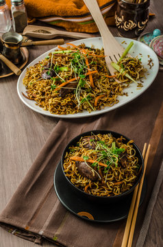 Stir Fry Singapore Noodles