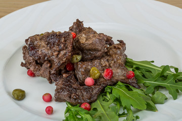 Roasted venison