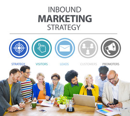 Inbound Marketing Strategy Commercial Branding Concept