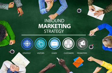 Inbound Marketing Strategy Advertisement Commercial Concept