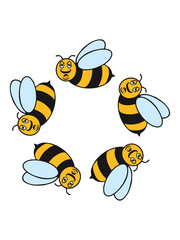 Bee fly goofy ring circle