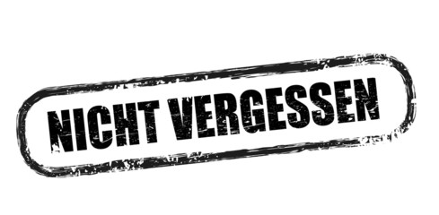nicht vergessen button schwarz 1802