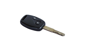 car key isolated on white