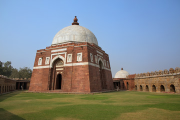 Fototapeta premium Mausoleum of Ghiyath al-Din Tughluq, Tughlaqabad Fort, Delhi, In