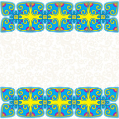 Сolor pattern, white background.