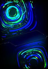 Abstract Technology Background