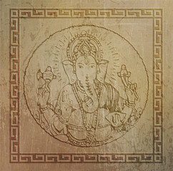 Obraz premium illustration of Ganesha
