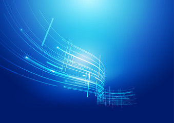 Abstract Technology Background