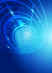 Fototapeta premium Abstract Technology Background