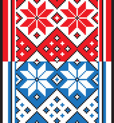 Fototapeta premium Belorussian ethnic ornament, seamless pattern