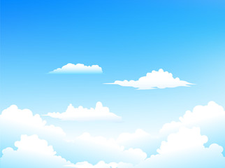 空　雲　背景