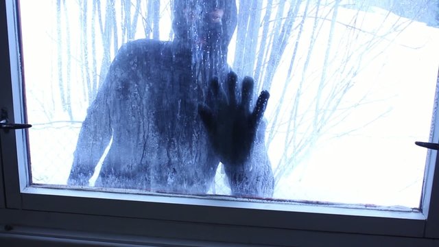 Burglar at Door