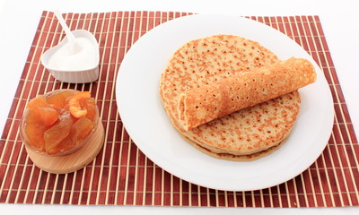 Crépes au sucre