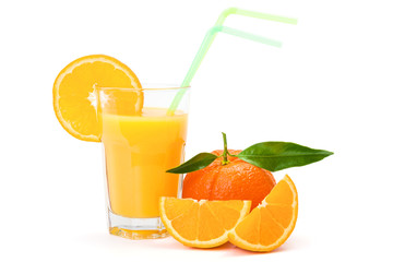 Orange juice in glass