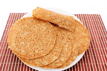 Assiette de crèpes