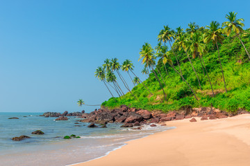 beautiful landscape of tropical beach