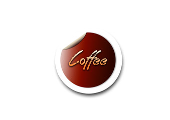 Kaffee Sticker - Coffee