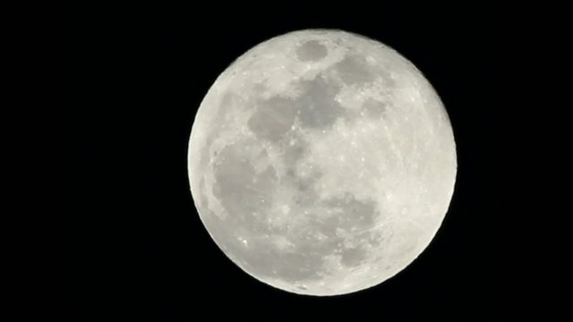 Full Moon on a clear night shot from high altitude