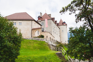 Fototapeta na wymiar Chateau de Gruyeres. Switzerland