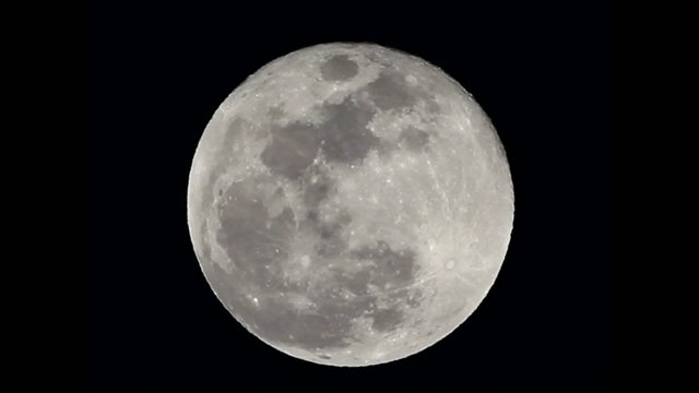 Full Moon on a clear night shot from high altitude