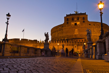 Naklejka premium Castel Sant'Angelo - Roma - Italia