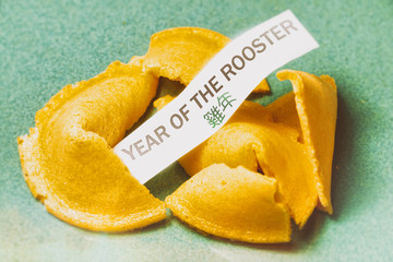 Fortune Cookie Year of the Rooster