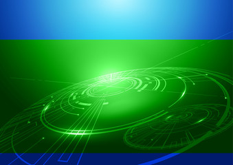 Abstract Technology Background