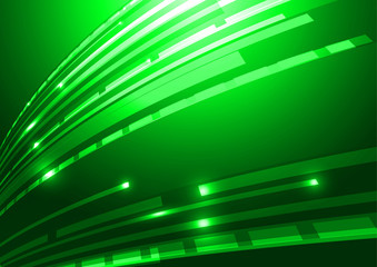 Abstract Technology Green Background