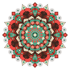 Round ethnic pattern